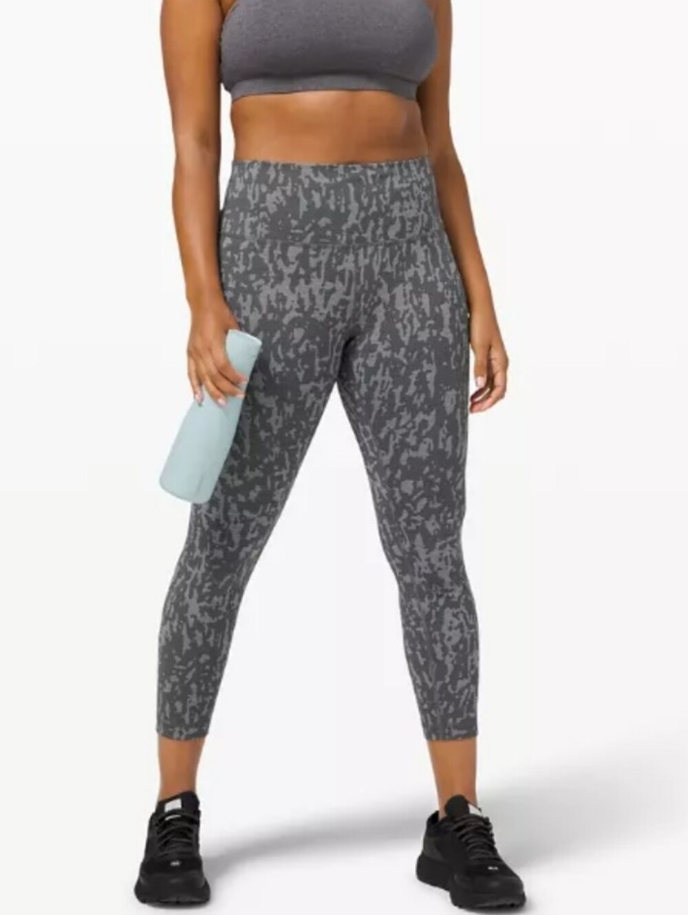 LULULEMON | Women's Heathered Asphalt Grey High-Rise Wunder Train 25" Leggings